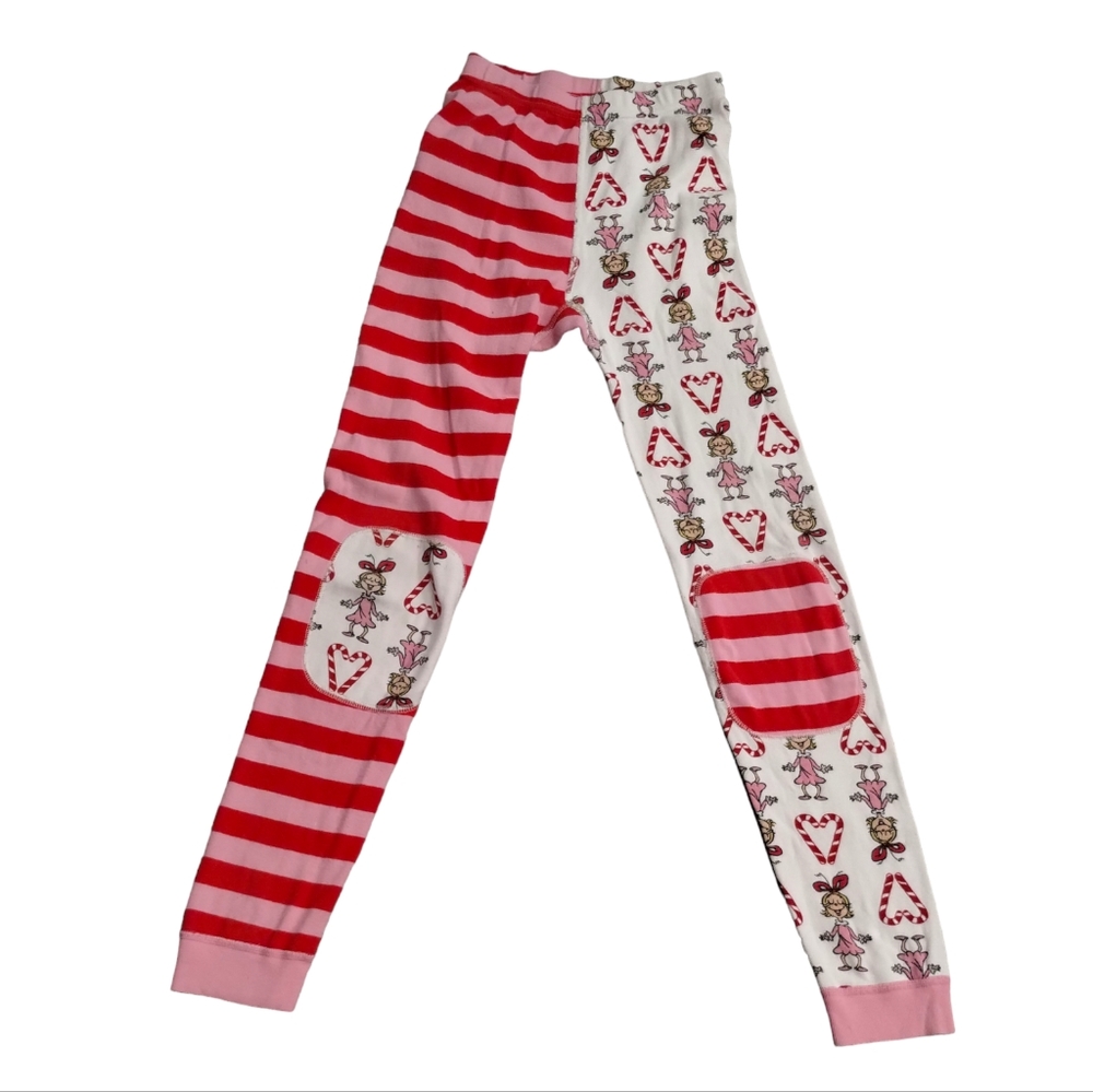 Hanna Andersson 140 (sz 10) Dr. Seuss Grinch Long John Pajama Pants Christmas pj